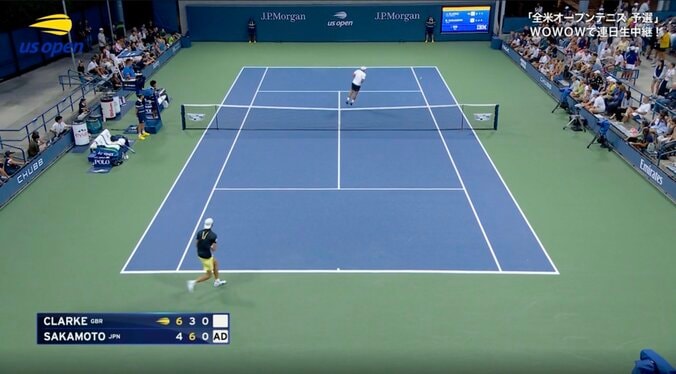全米OPで20歳のサムライが「スーパーパス！」 逆転勝利を引き寄せた“会心のパッシングショット”に場内どよめき 4枚目