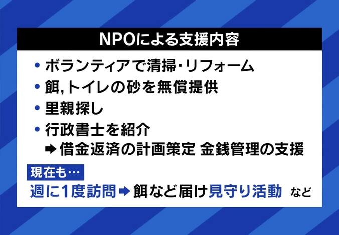 「衣食住に関心ない。長生きしたくない」孤立死にも繋がる“セルフネグレクト”とは  猫170匹「多頭飼育崩壊」で自宅が糞尿まみれになる事例も 8枚目