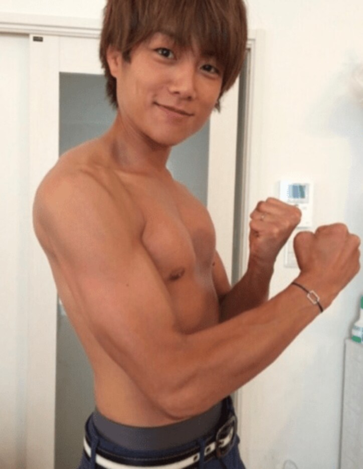 杉浦太陽、筋トレでムキムキに 2年前とはもはや別人