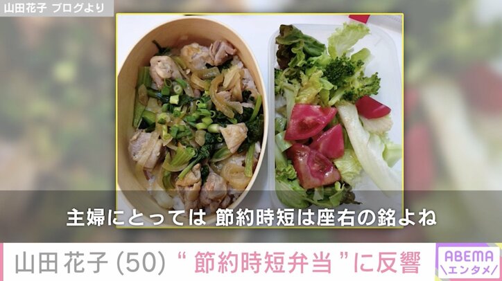 【写真・画像】山田花子、晩ごはんの残りを使った“節約時短弁当”を公開「節約時短は座右の銘よね」　2枚目