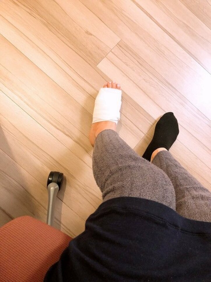 川田裕美アナ、足の激痛で病院へ「炎症をおこしている」