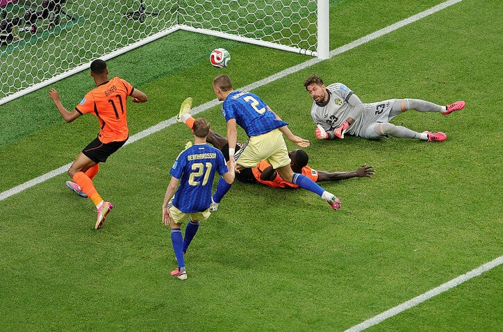 オランダ代表 5ー1 スウェーデン代表