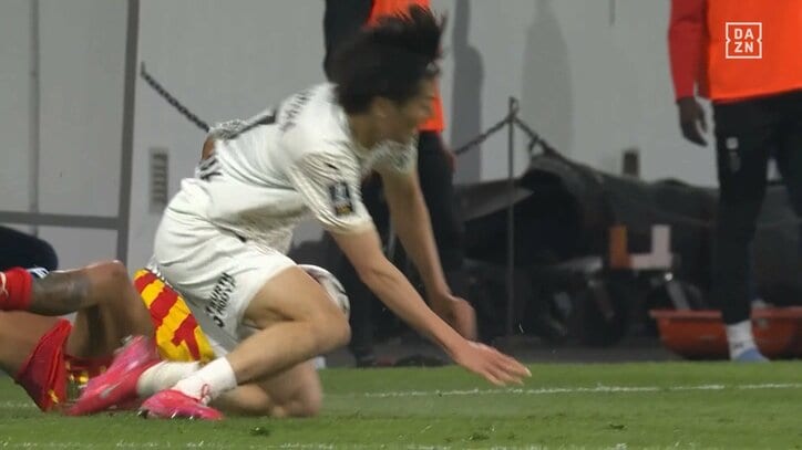 【映像】中村を削りに行く極悪スライディング