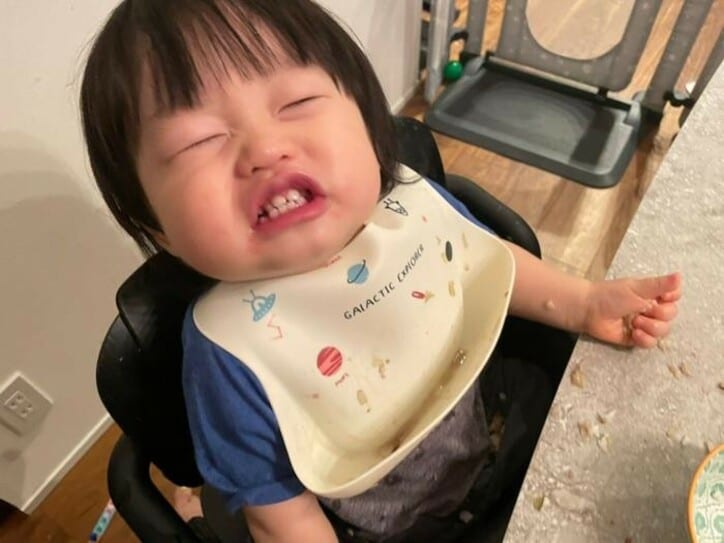  あいのり・桃、食い意地の凄い長男の様子に「可愛すぎる」「抱きしめたい」の声 