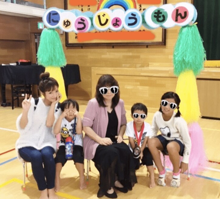 辻希美、保育園の運動会に参加　親リレーではアンカーに