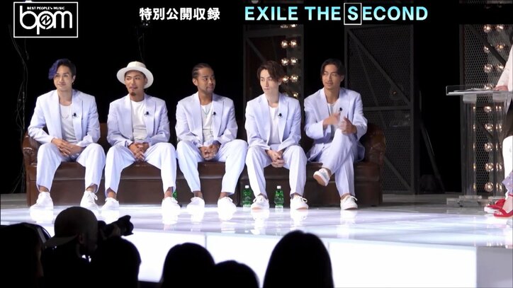 EXILE THE SECOND、新曲サマーチューンと愛情診断心理テストで盛り上げた公開収録