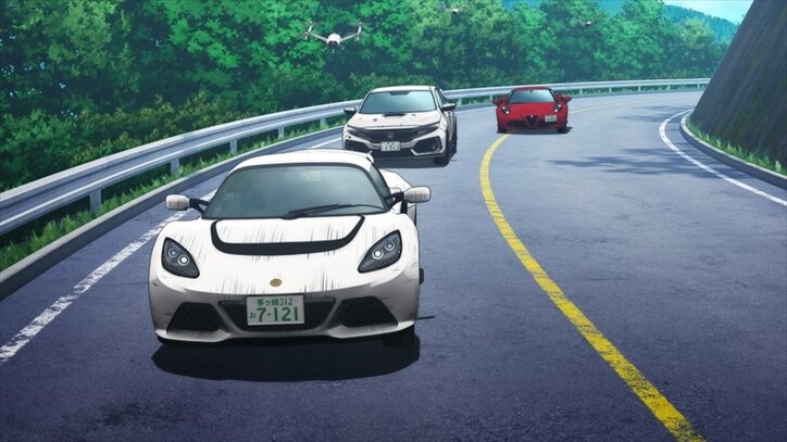 アニメ『MFゴースト』トヨタvs.ホンダ、ランボルギーニvs.フェラーリなど因縁の対決!第5話先行カット&あらすじ解禁