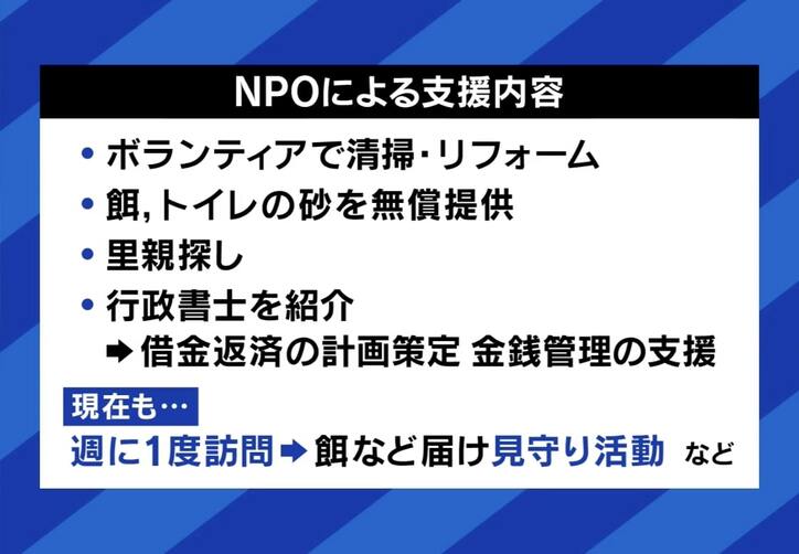 「衣食住に関心ない。長生きしたくない」孤立死にも繋がる“セルフネグレクト”とは  猫170匹「多頭飼育崩壊」で自宅が糞尿まみれになる事例も