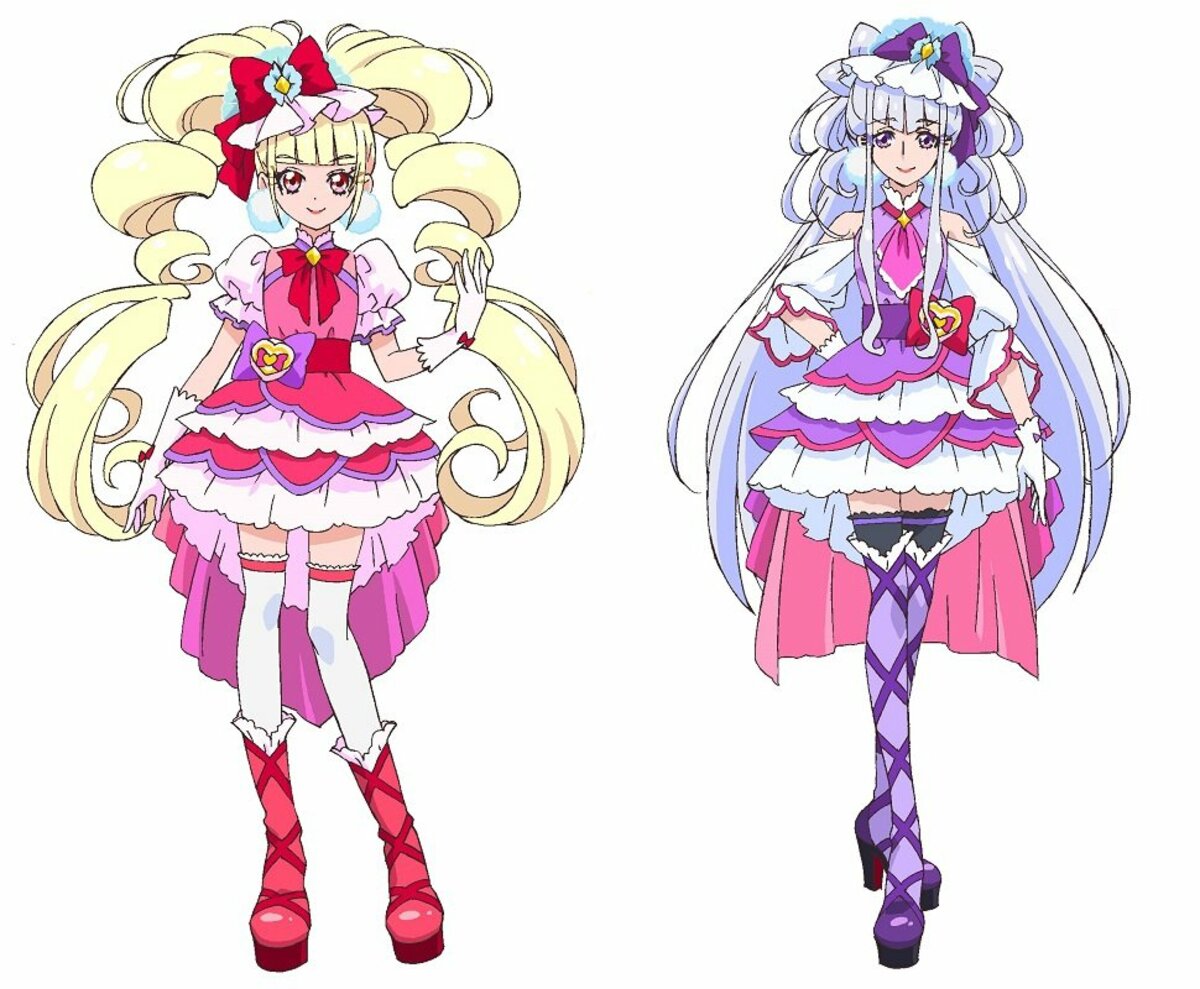 新たなプリキュア「キュアマシェリ」「キュアアムール」のビジュアルが
