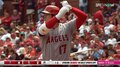 大谷翔平の打球はゴロでも速い！打球速度181.9キロが二遊間を一瞬で通過 球場のファンからはどよめきも