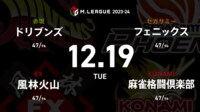 【中継】大和証券 Mリーグ ドリブンズvs風林火山vs麻雀格闘倶楽部vsフェニックス