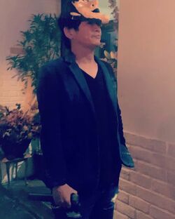 萩原聖人が“リアルカイジ”に！？シュールなお面姿に「ざわざわ」するファンも