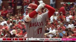 大谷翔平の打球はゴロでも速い！打球速度181.9キロが二遊間を一瞬で通過 球場のファンからはどよめきも