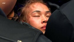 美女ファイターの額がボコボコに… 変則ルールで衝撃KO決着 「こんな殴り方あり？」「顔ぼこぼこじゃん」