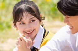 大人っぽい清楚系高1女子、高3イケメン男子に猛アタック！出会ってすぐにほぼ告白「でもほんとに、もう好…」『今日好き』ドンタン編第1話