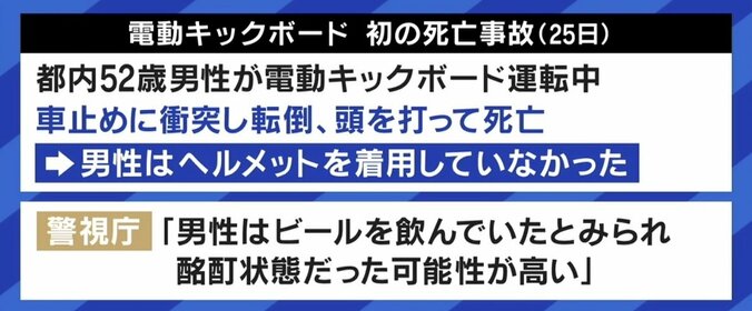 ひろゆき氏、電動キックボード事故に「完全に安全な乗り物ない」 ルール規制どこまで？ 専門家と議論 2枚目