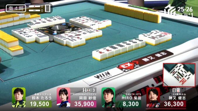 【映像】豪快な決定打！勝又健志、親跳満が炸裂した瞬間