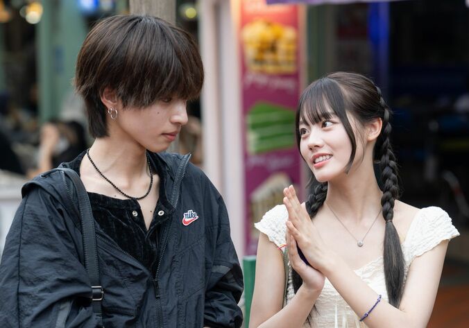 【写真・画像】ミニスカート＆黒のシースルーファッションにドキッ！清楚系高3美女、気になる男子にかわいすぎるアプローチもまさかの結末に『今日好き』卒業編2025 inシンガポール第5話　3枚目