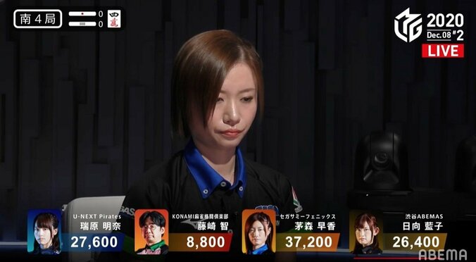 麻雀はリーチだけじゃない！天才・茅森早香、リーチ0回・放銃0回の“ゼロゲーム”でトップ／麻雀・Mリーグ 2枚目