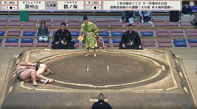 豪快な下手投げ