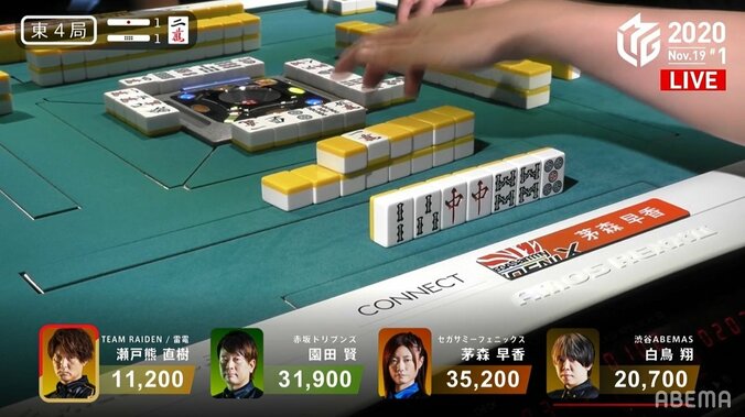 天才ゆえの感覚 茅森早香が今期2勝目 勝負どころのプッシュの理由が「なんとなく」に周囲も完敗／麻雀・Mリーグ 2枚目