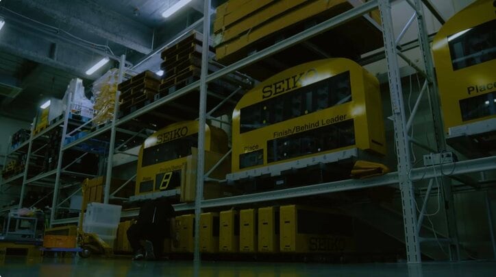 [Photos/Images] Voice Actors Hiroki Yasumoto & Chiaki Kobayashi Experience in Studio: The World of Sports Timekeeping That Records Athletes' "Records" - The Passion of the "Unsung Heroes" Seiko Timing Team: "Records Are Life Itself" 10th