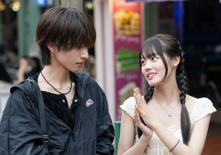 【写真・画像】ミニスカート&黒のシースルーファッションにドキッ!清楚系高3美女、気になる男子にかわいすぎるアプローチもまさかの結末に『今日好き』卒業編2025 inシンガポール第5話 3枚目