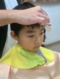 市川右團次『タケルは髪の毛切って…❗️』