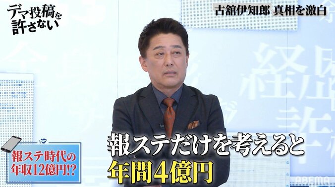 古舘伊知郎、『報道ステーション』出演時の年収は4億！？「月3000万円ぐらいは…」坂上忍驚き 5枚目