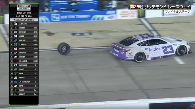 「F1で起こったら罰金」ピットで脱輪→“別のチームが”タイヤ交換するまさかの展開！ 前代未聞の珍事に解説者も「初めてみました」 4枚目