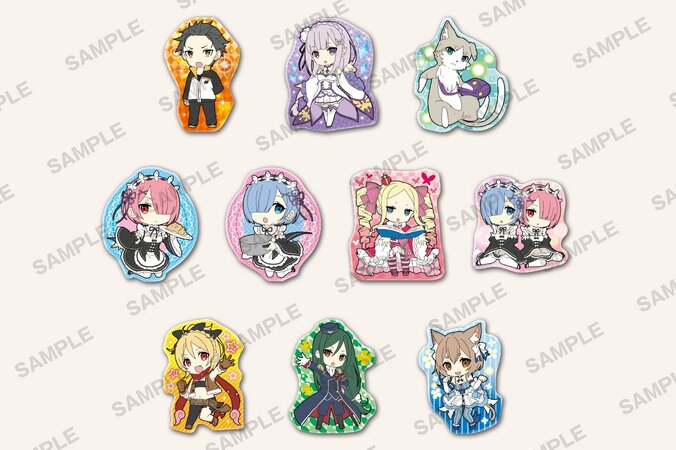 『Re：ゼロから始める異世界生活』クリアクリップバッジ発売決定 2枚目