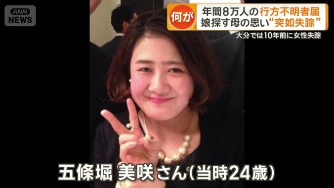 五條堀美咲さん（当時24）