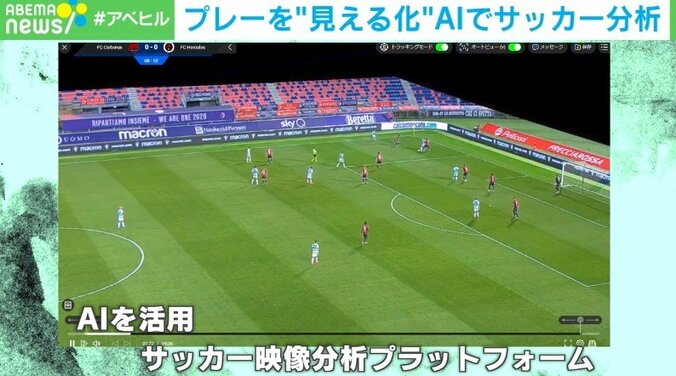 「日本サッカーを強く」 世界有数のクラブも利用 AI分析ツールが担う役割「より賢くてうまい選手が増えてくる」 1枚目