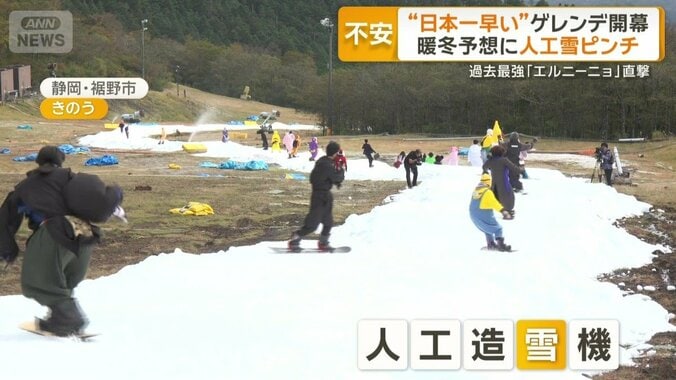 細長いゲレンデ