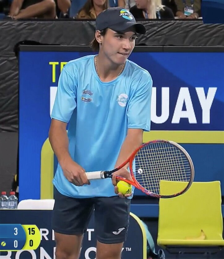 ジュニア界でも無名…“プロ経験2大会”の17歳が強豪スペインとのダブルスで大健闘【ATPカップ】