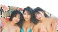 十味&岸みゆ&姫野ひなの “身長150cm以下”の仲良し3人が初のコラボ水着グラビア 『週プレ』表紙&巻頭
