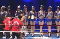 【映像】美脚ラウンドガール、最後の晴れ舞台での様子