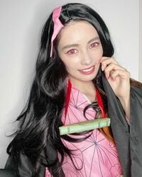 得丸あゆみ、「鬼滅の刃」禰豆子コスプレ、本人は「顔的に向いてない」もコメントには「ほんとに綺麗」「クオリティ高い！！」