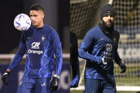 ワールドカップ初戦を4日後に控え…別メニュー続くベンゼマ＆ヴァラン、出場の可能性は？