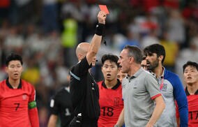 試合終了後に監督が退場、主審に怒り爆発…敗退危機の韓国がポルトガル戦指揮官不在のピンチ