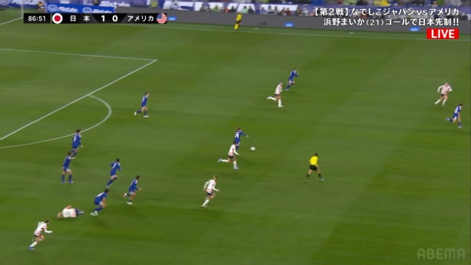 「レベチだ」長谷川唯の“天才キラーパス”に衝撃！「鎌田大地かよ」「逆足でこの精度…」世界女王アメリカを切り裂く 4枚目