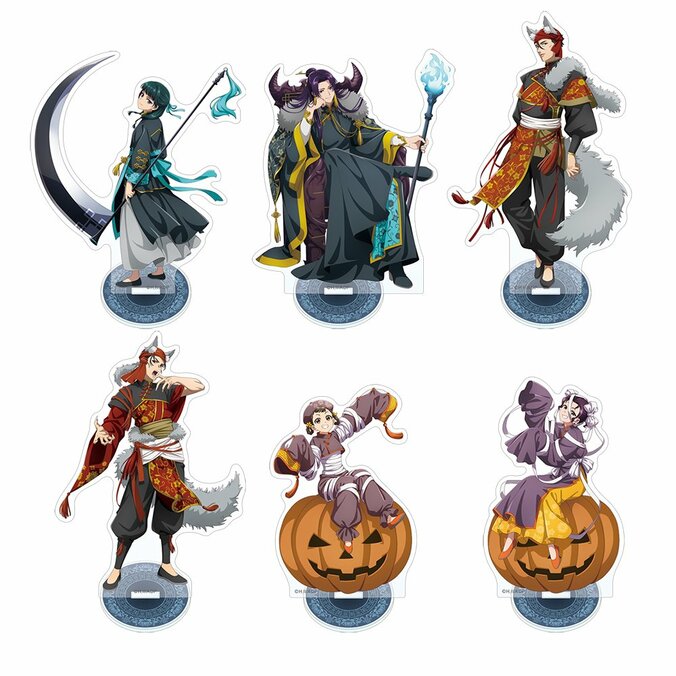 “死神”猫猫、壬氏ら『薬屋のひとりごと』6人のハロウィンビジュアルがグッズに！描き下ろしイラストの新商品が11月15日発売 2枚目