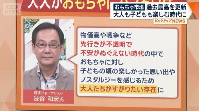大人たちに強い人気を集める理由は？