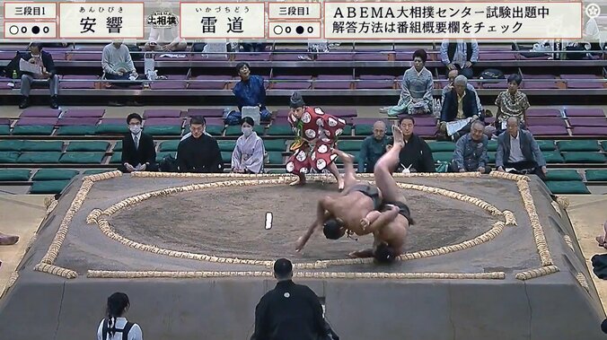 見事に投げた雷道