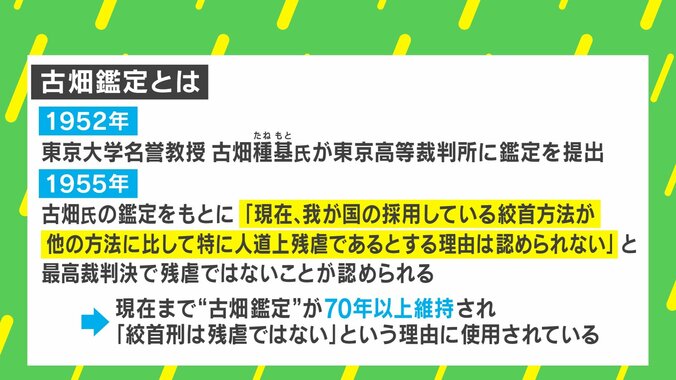 絞首刑は残虐？日本の死刑執行のあり方にネット賛否両論 専門家「残虐な刑罰ではないのかを議論をする時期に来ている」 4枚目