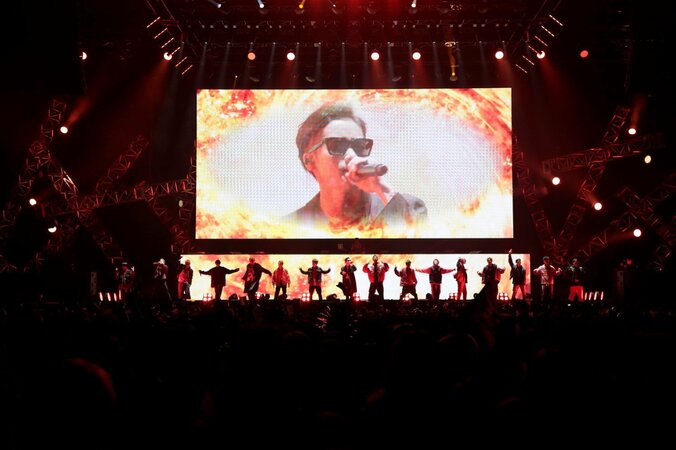 「卒業って言ってない！」川村壱馬＆山田裕貴ががっちり抱擁！志尊淳、塩野瑛久も参戦『HiGH＆LOW』THE RAMPAGE ライブレポート 9枚目