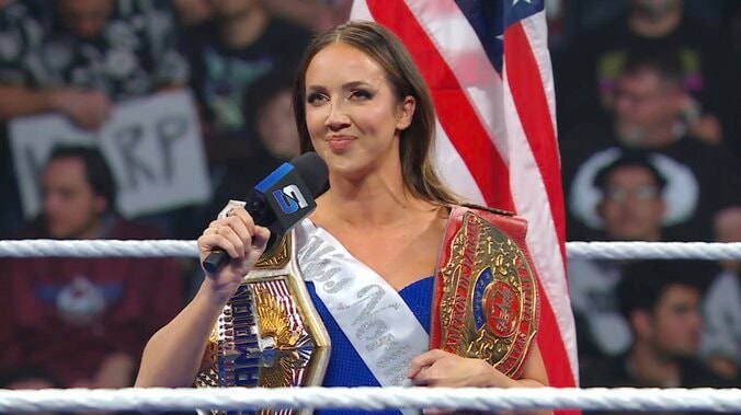 満足げなセレモニー序盤のチェルシー・グリーン