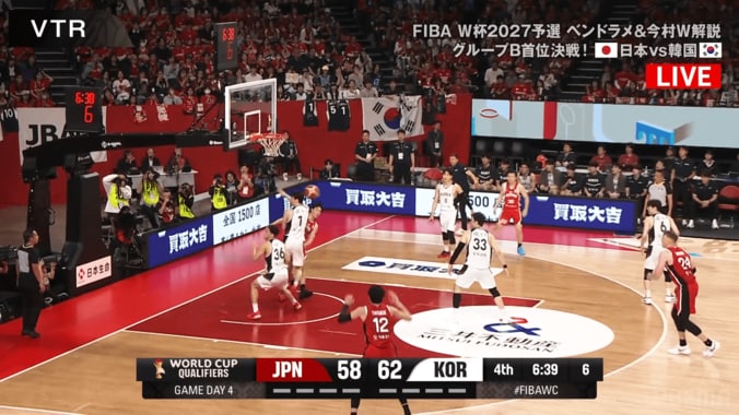 馬場雄大のキックアウトパスも話題に