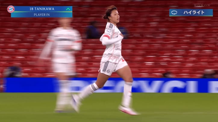 59分から途中出場した谷川萌々子は1ゴール・1アシストの大暴れ