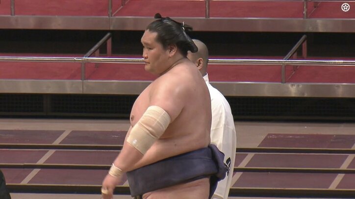 照ノ富士、圧巻の極め出しで白星発進 元若乃花「クレーン車に持ち上げられた感じ」